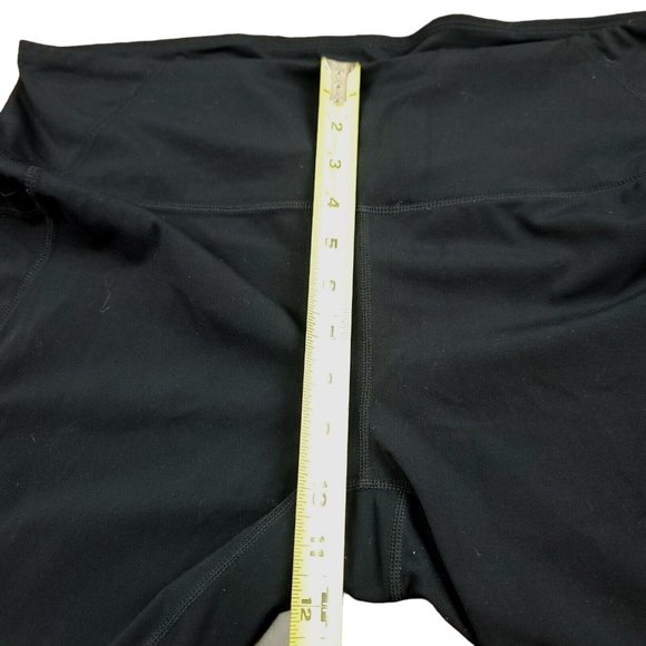 Prana Womens 3X Leggings Electa High Waist Black With Pockets UPF Wide Waistband - Picture 6 of 8